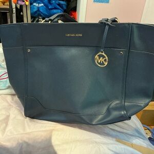 Michael Kors Navy Shoulder Bag